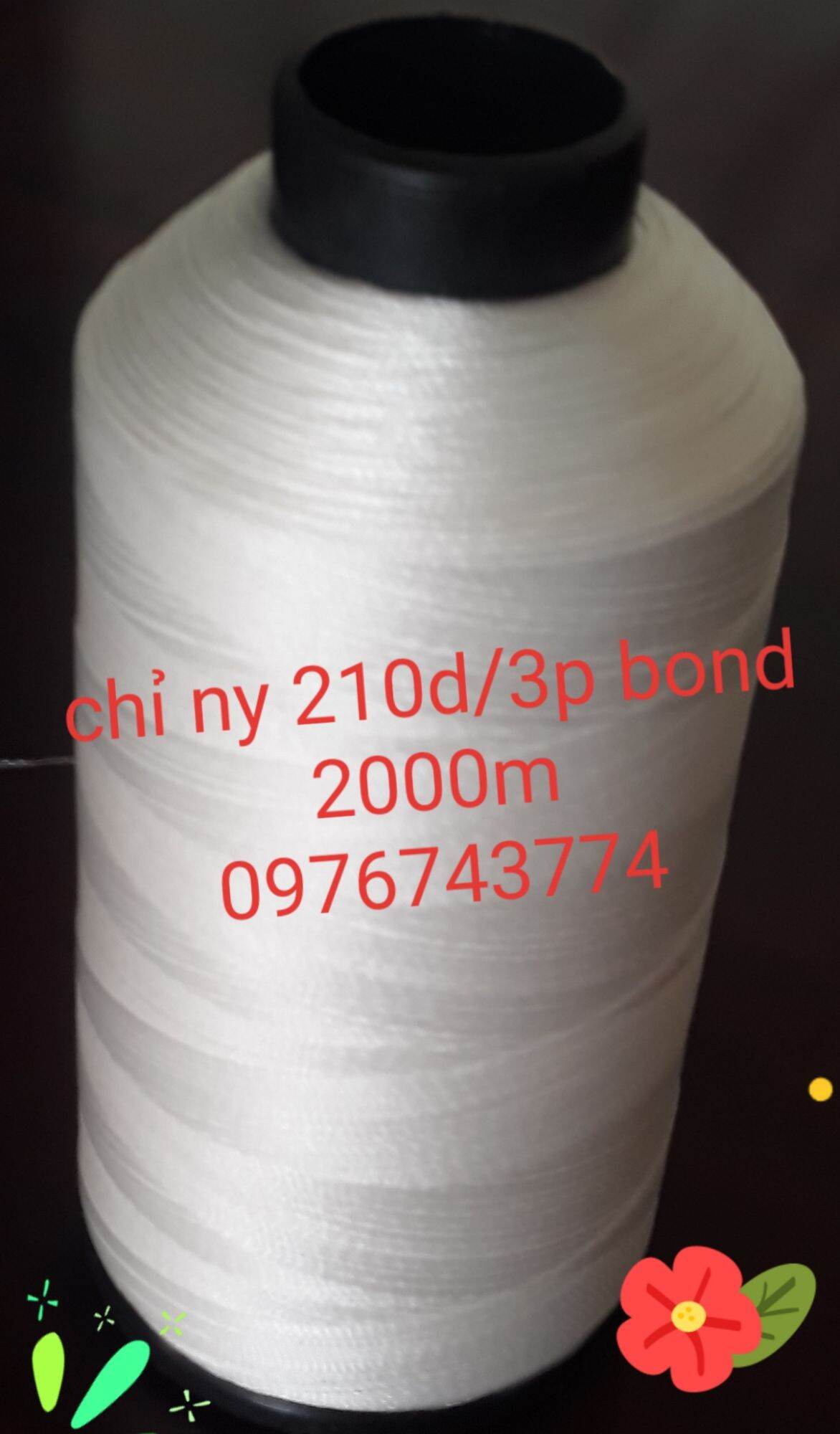 [HCM]chỉ cuong lực poly210d/3p2 p  sợi dai bền chắc có độ đàn hồi cao