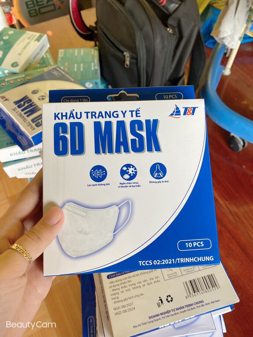 Khẩu trang 6D Mask 1 thùng sỉ