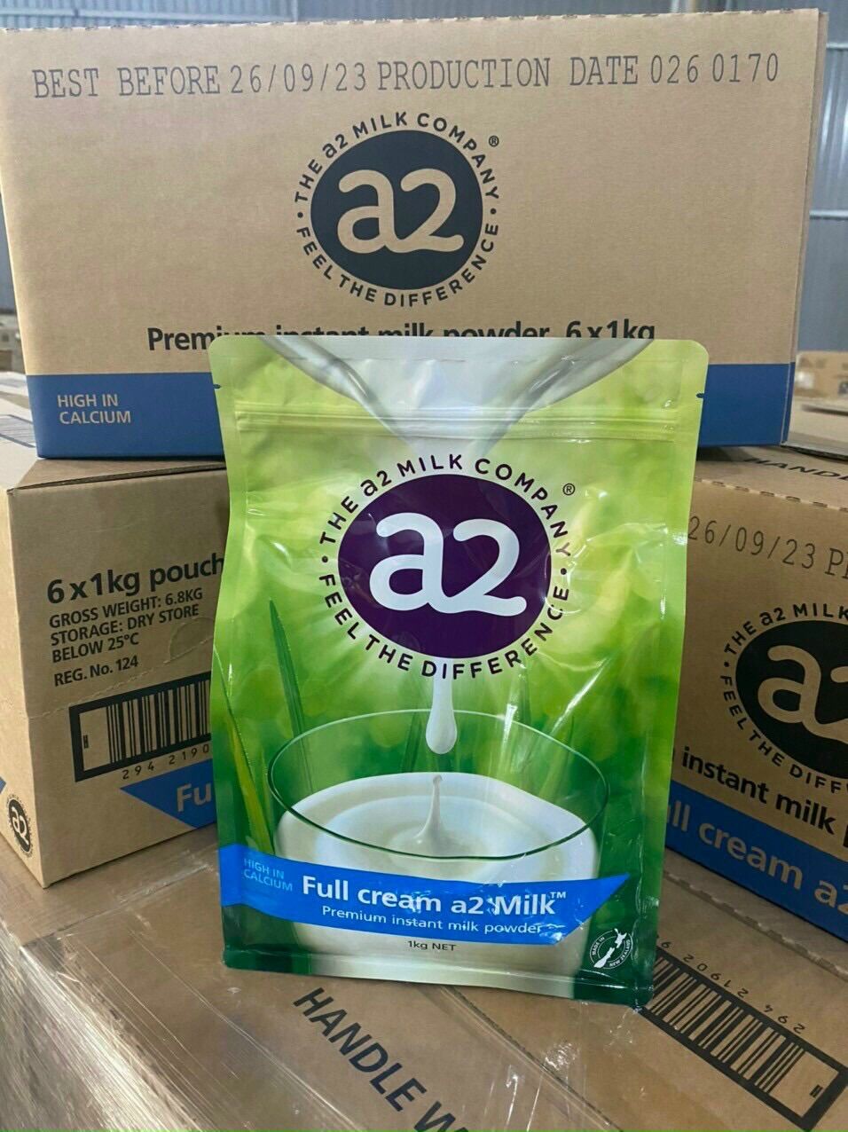 Sữa bột a2 nguyên kem 1kg úc