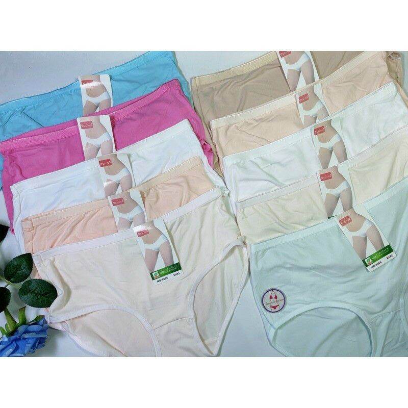 Quần lót cotton thái lan cho người béo- set 10 quần lót bigsize