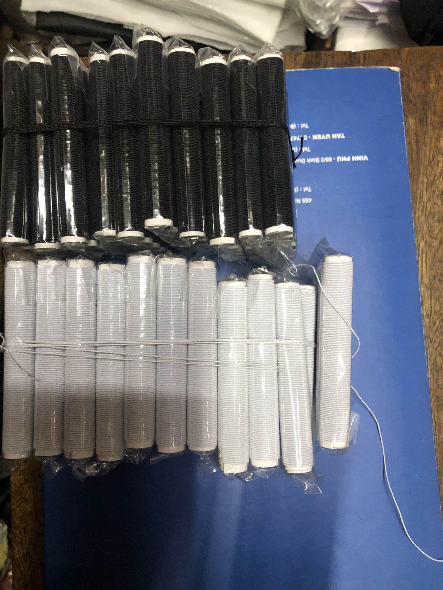 Chỉ thun may rút nhún đô, bo tay...
