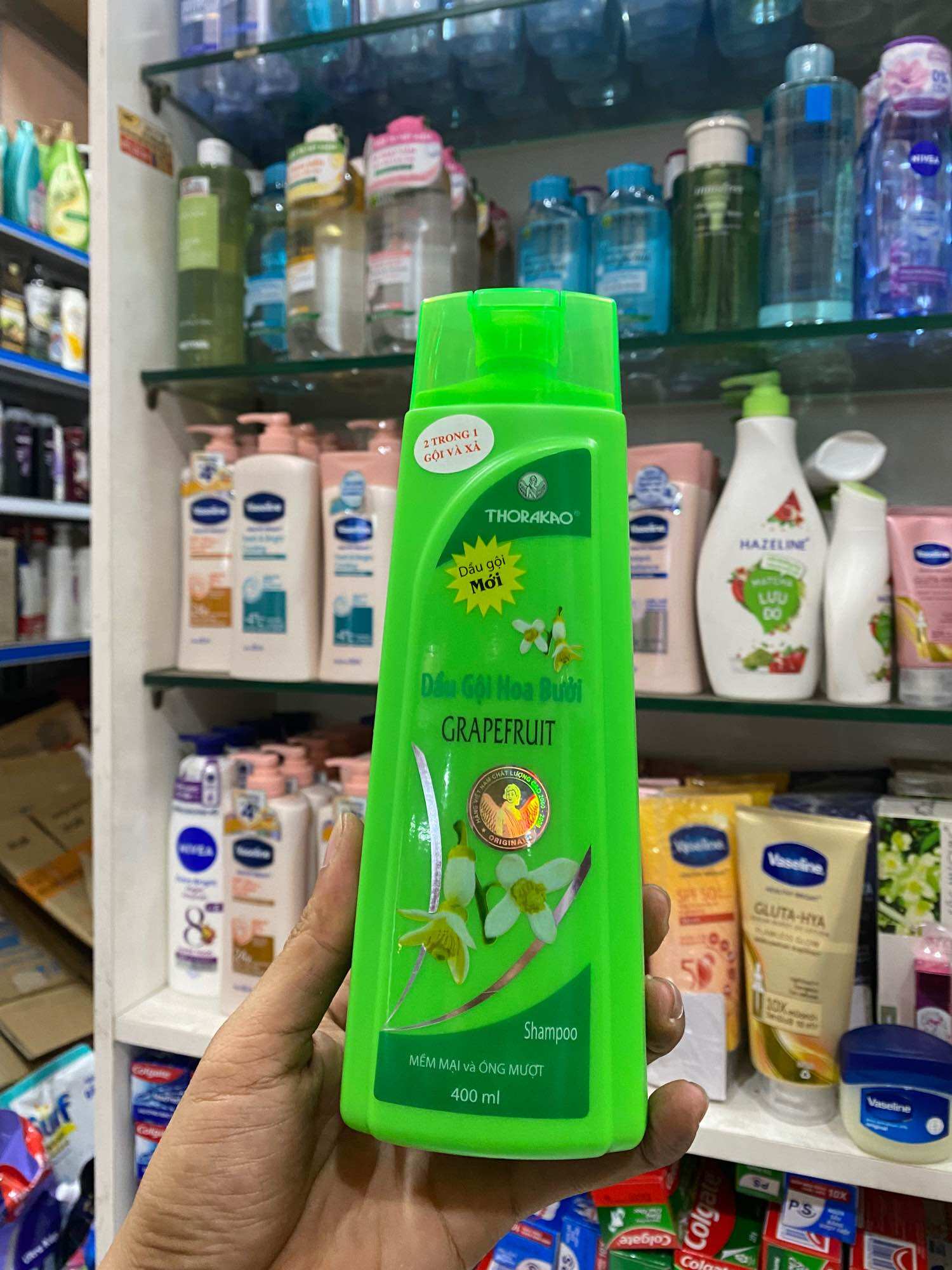 Dầu gội và xả hoa bưởi thorakao 400ml