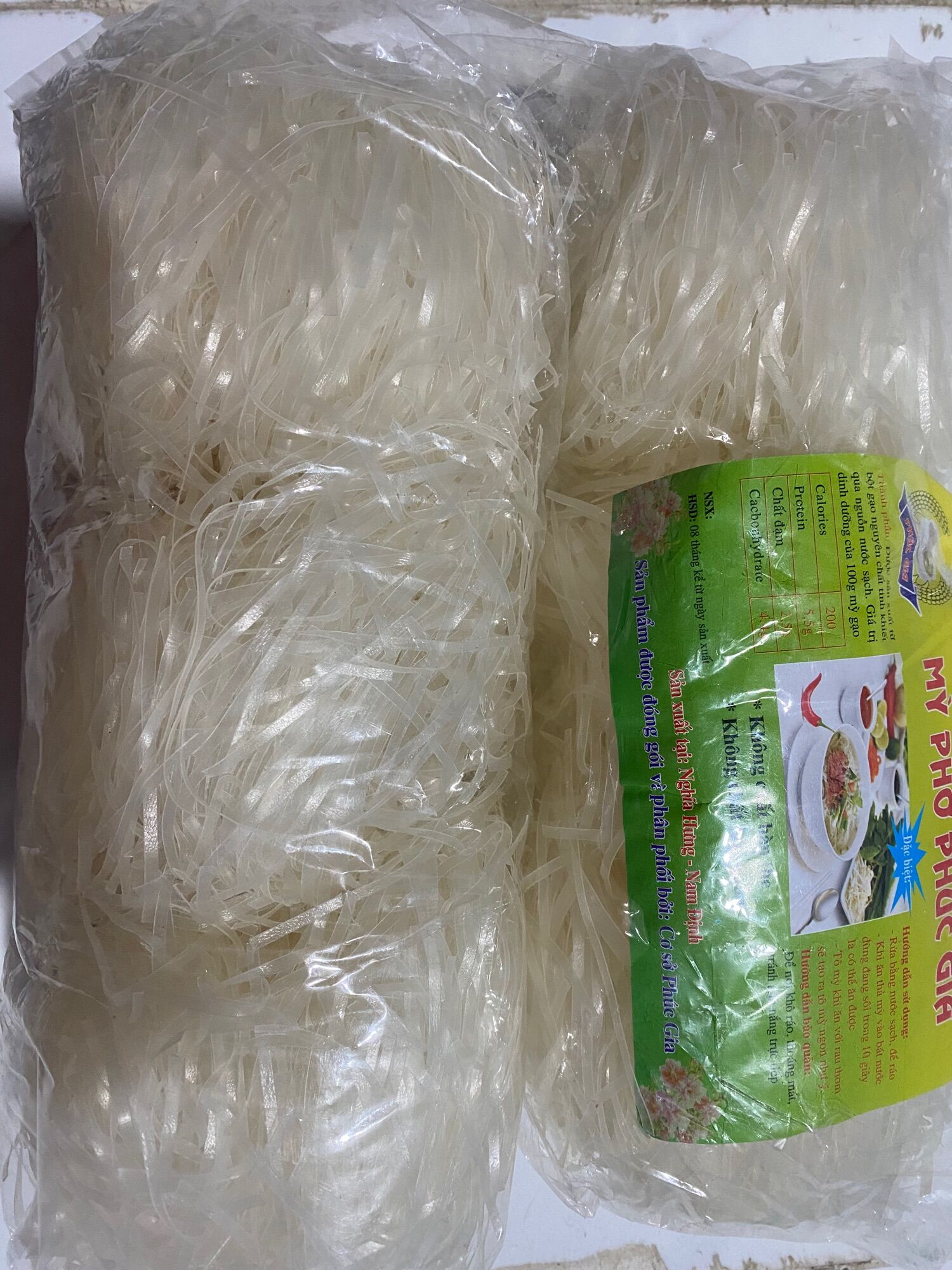 Mỳ phở khô Phúc Gia- gói 400gr