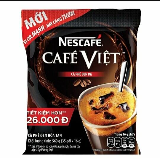 Nescafe Cafe Việt cà phê đen đá /bịch 35 gói