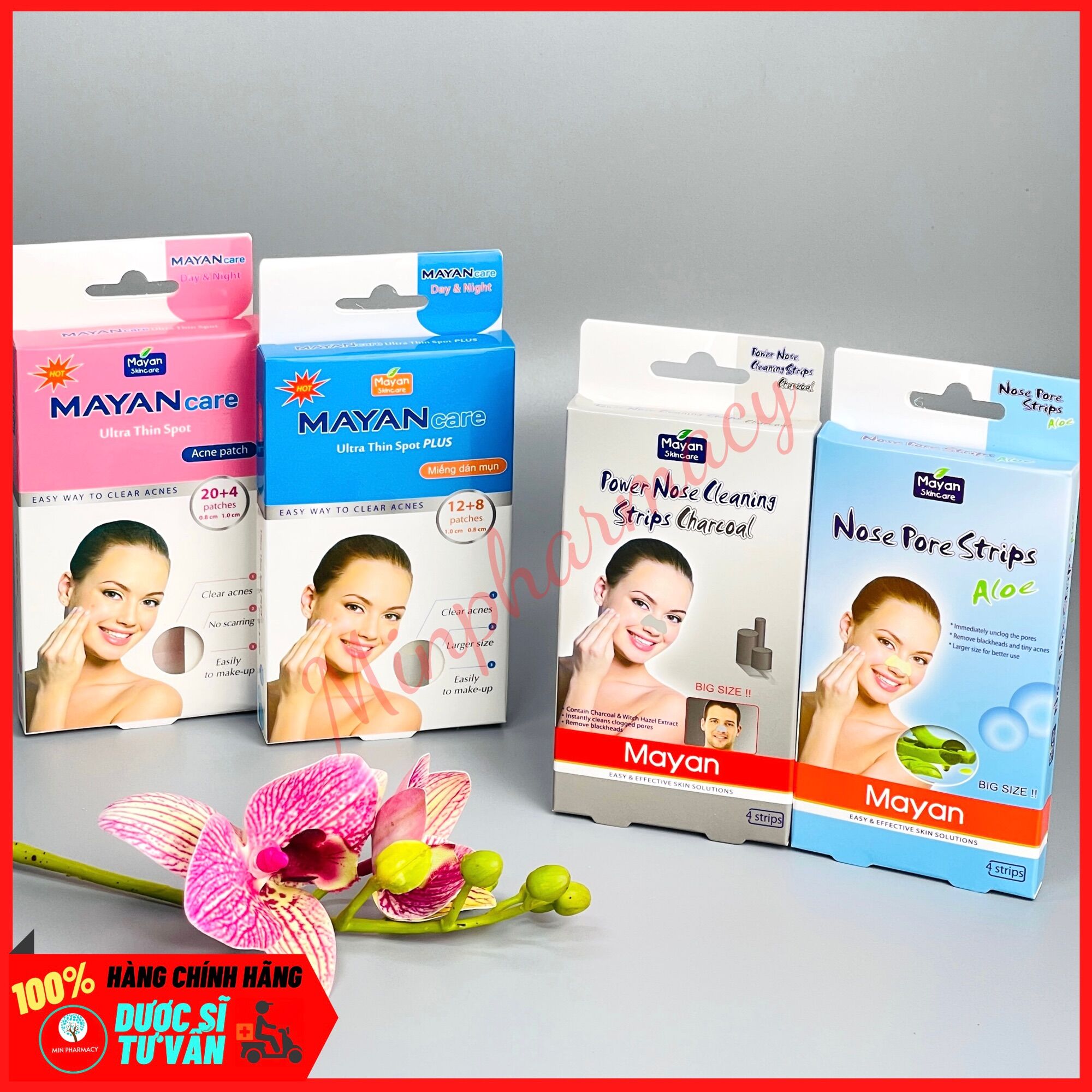 [HCM]MIẾNG DÁN MỤN MAYAN CARE Ultra Thin Spot 24 miếng - Minpharmacy