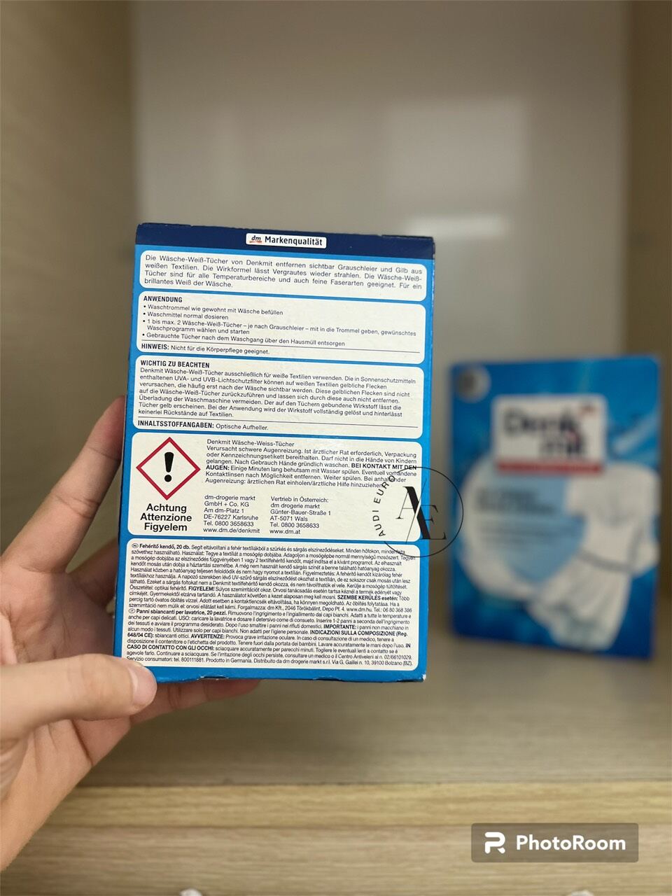 GIẤY TẨY TRẮNG QUẦN ÁO DENKMIT