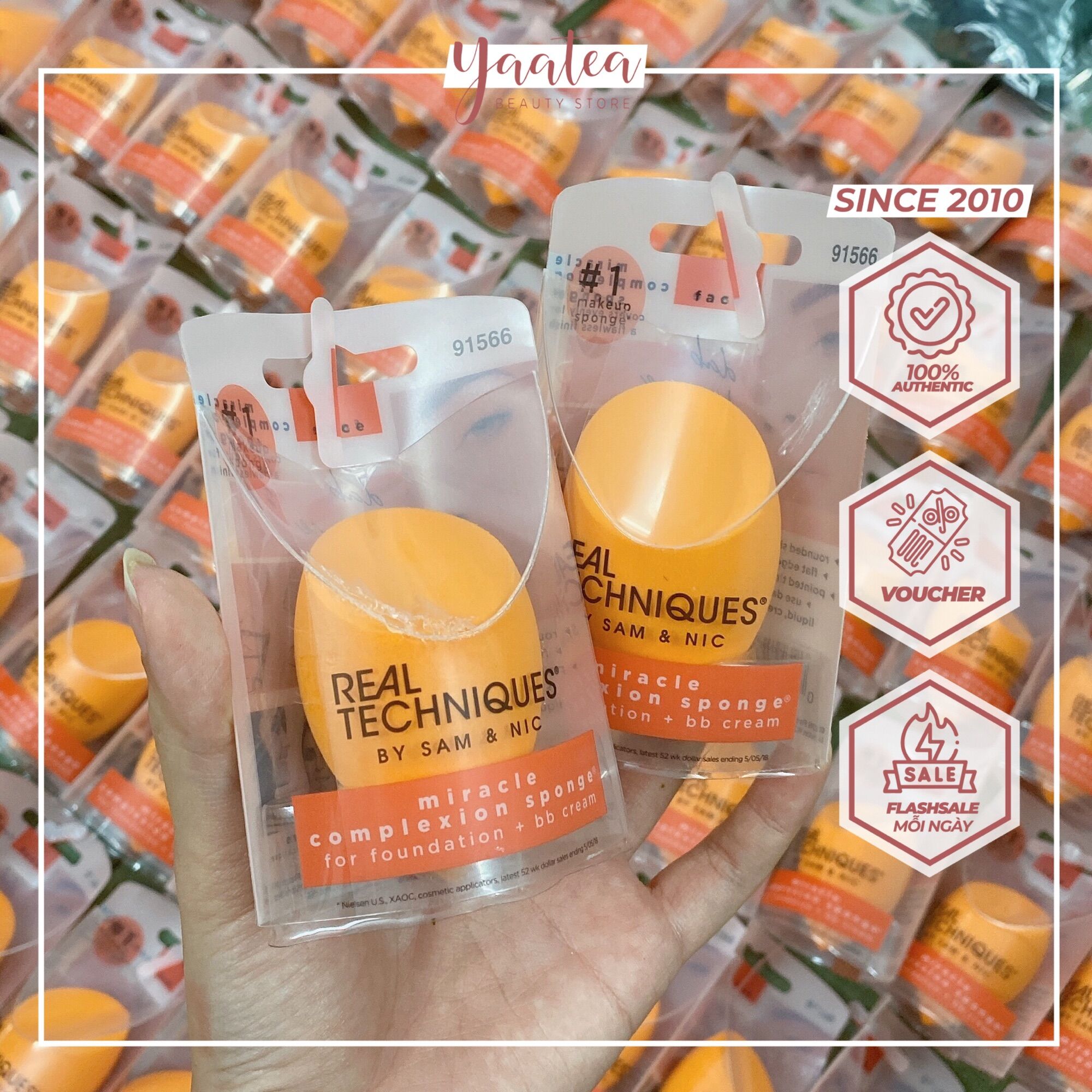 Mút Tán Nền Real Techniques Miracle Complexiob Sponge