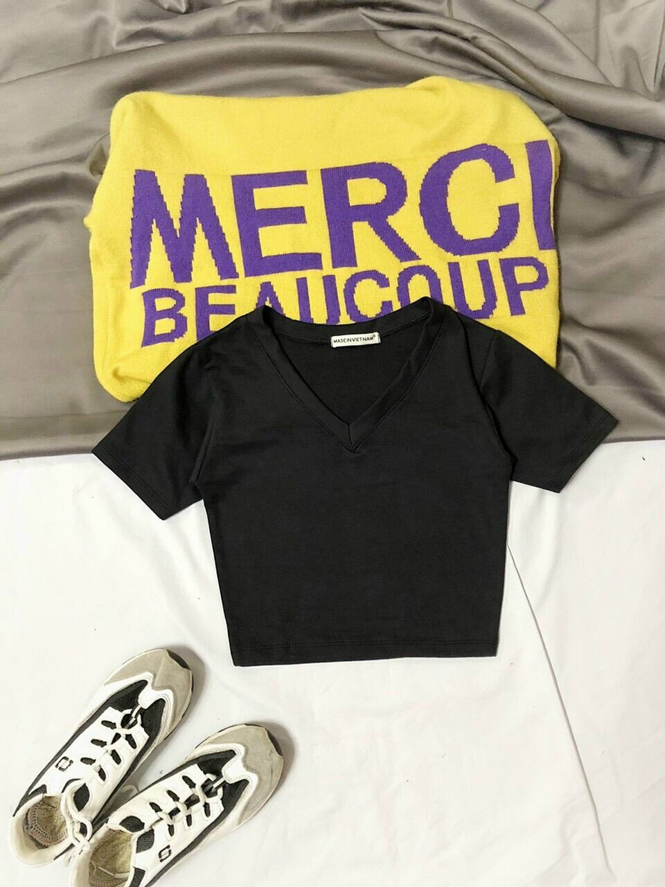 Style áo croptop áo cổ tim áo ôm body from dưới 50kg