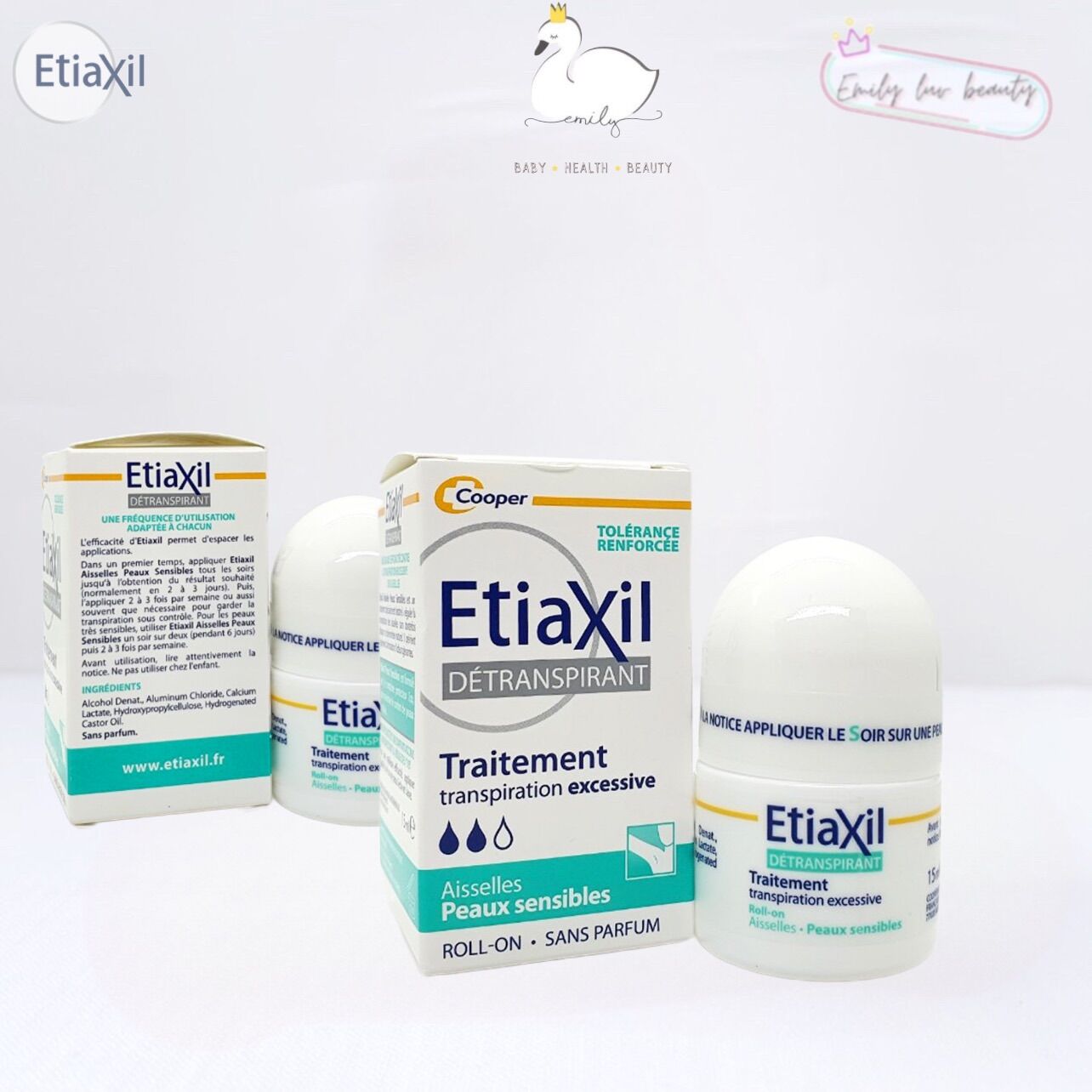 Lăn khử mùi Etiaxil Pháp 15ml