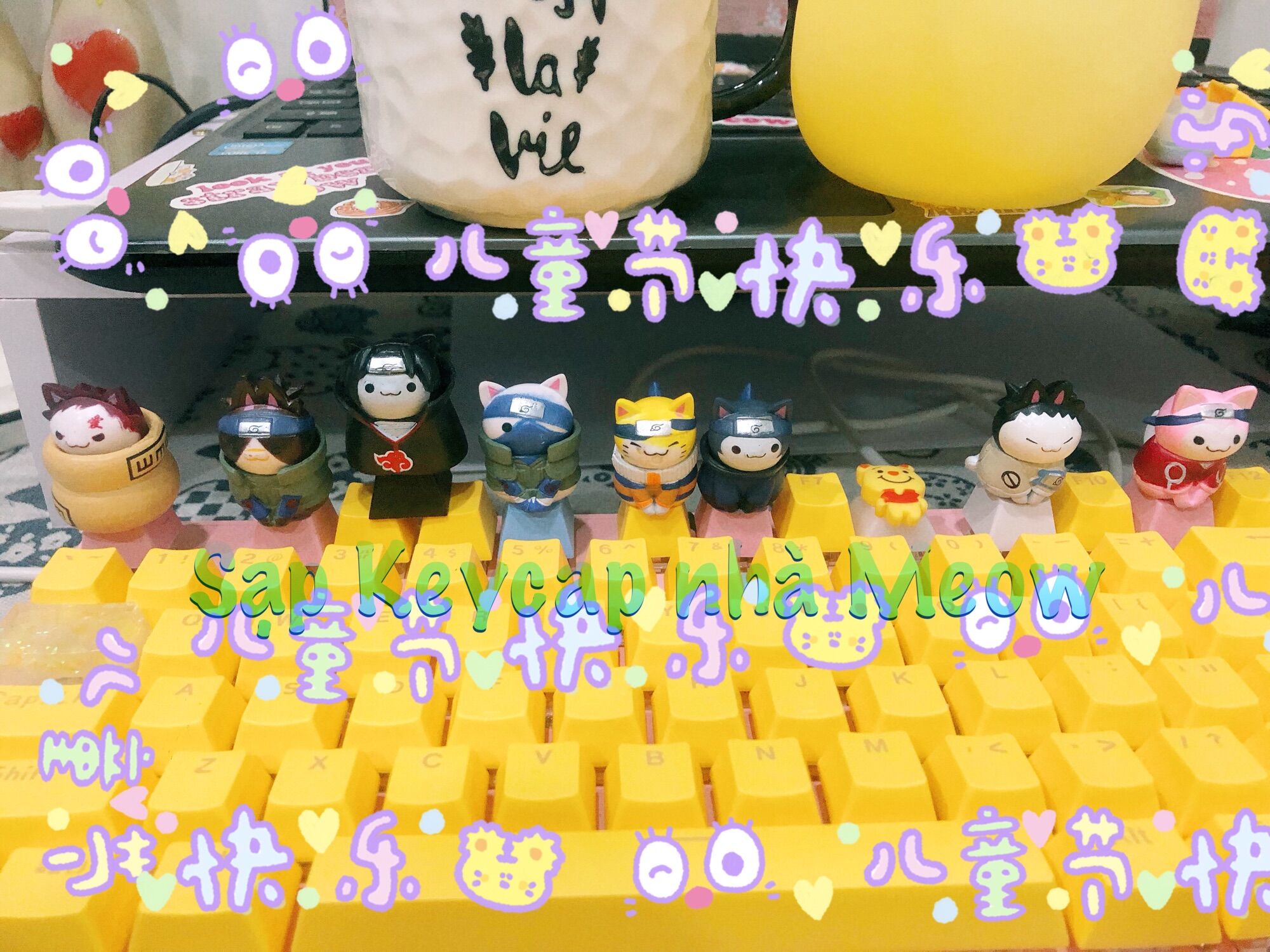 Keycap cosplay anime Naruto