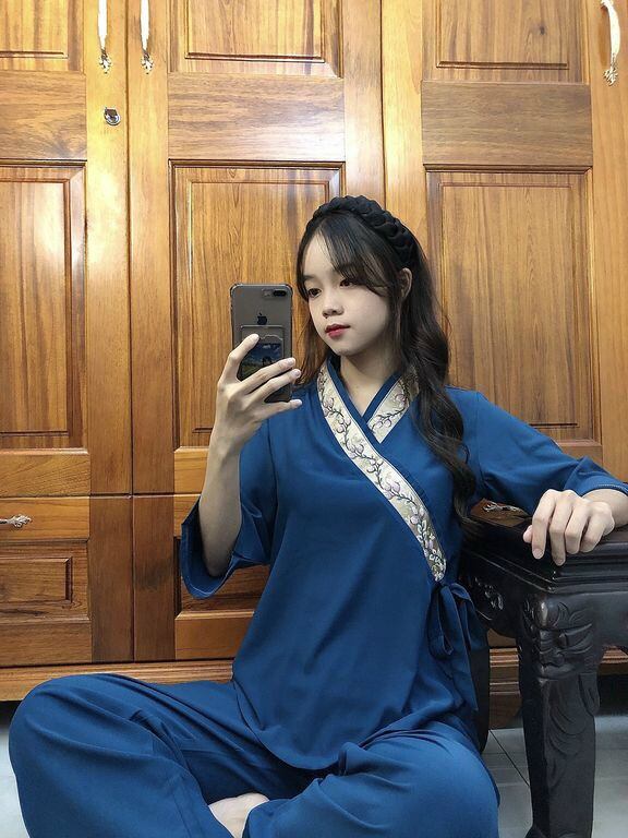 ĐỒ LAM ĐI CHÙA MẪU NỮ VẢI LỤA PHÁP LOẠI 1
