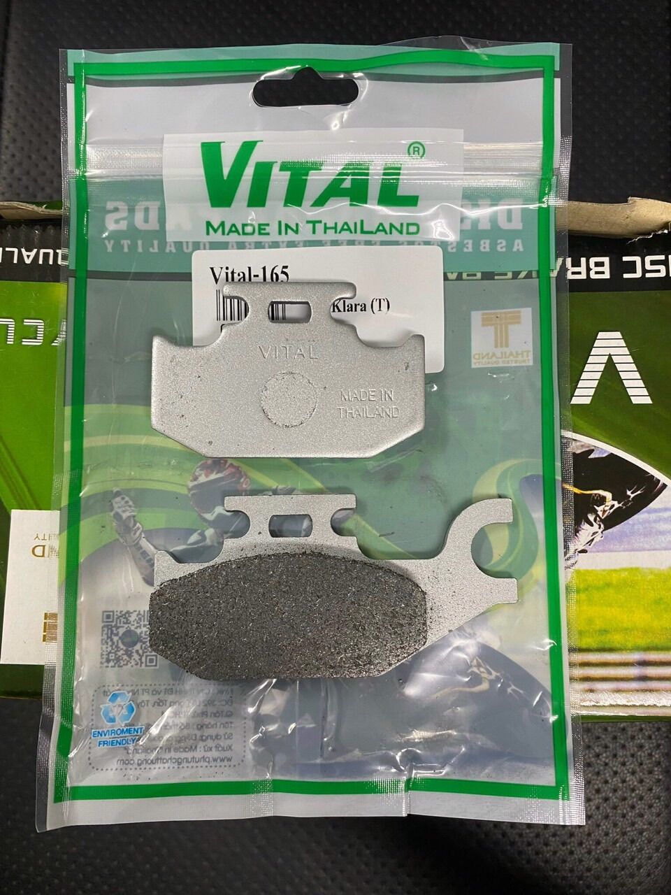 Bố thắng truớc sau xe điện vinfast klara a1/a2/s /klara s 2020-2022 hiệu vital thailan