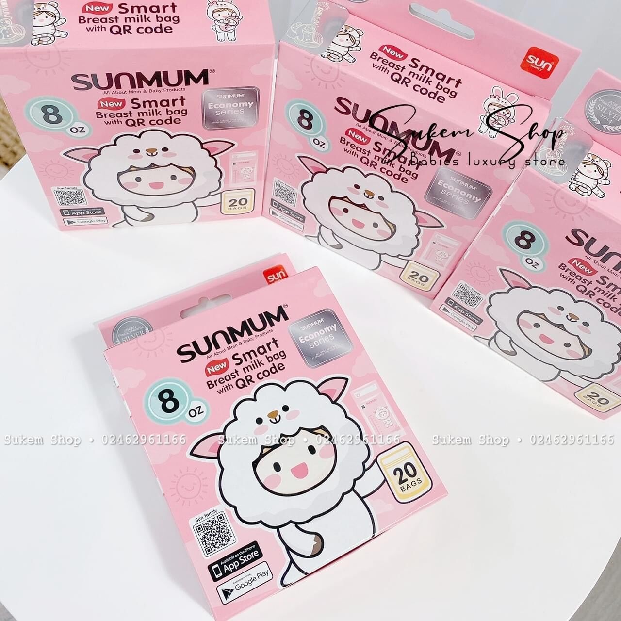 Túi Trữ Sữa Sunmum Thái Lan 100ml/150ml/250ml
