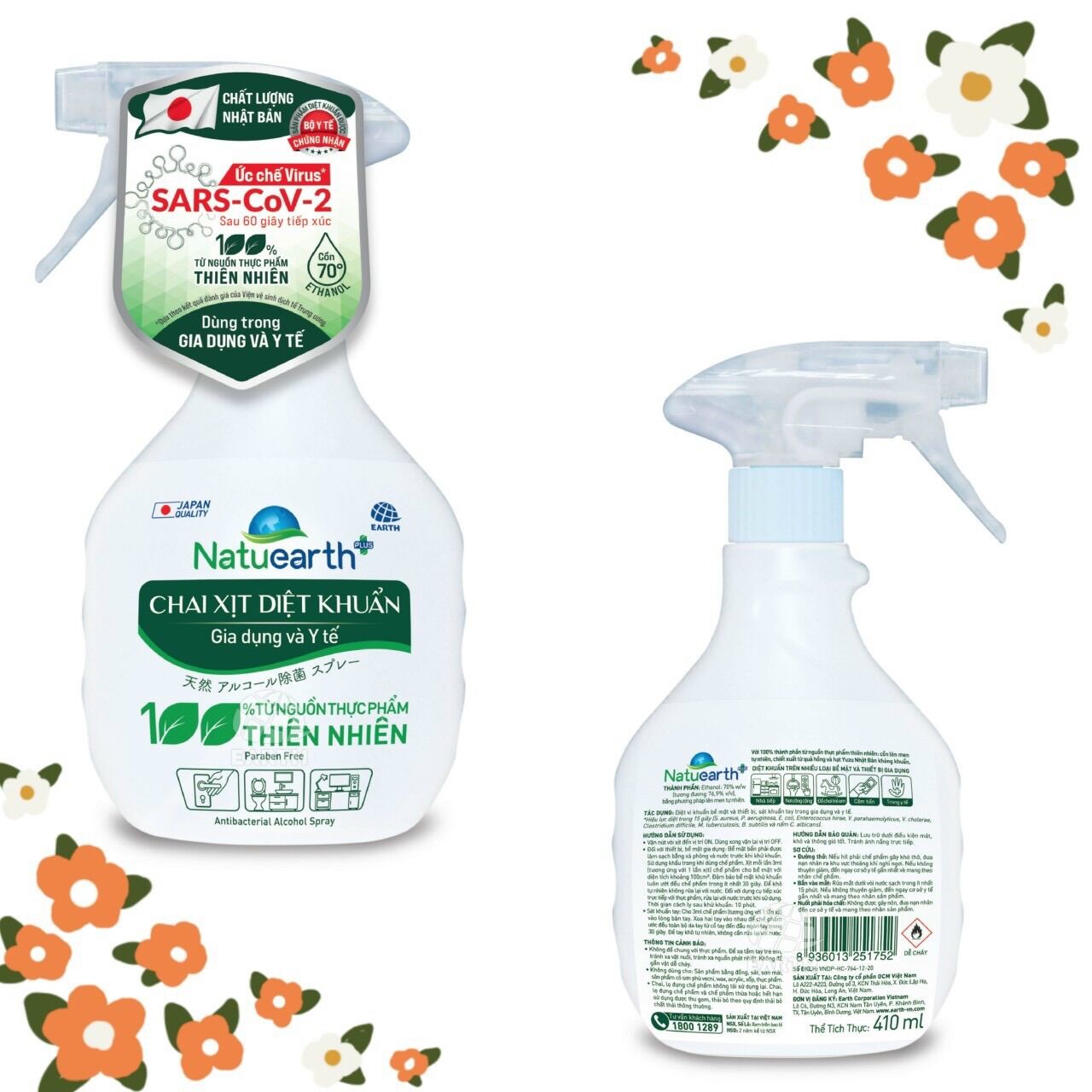 Diệt khuẩn Natuearth 410 plus