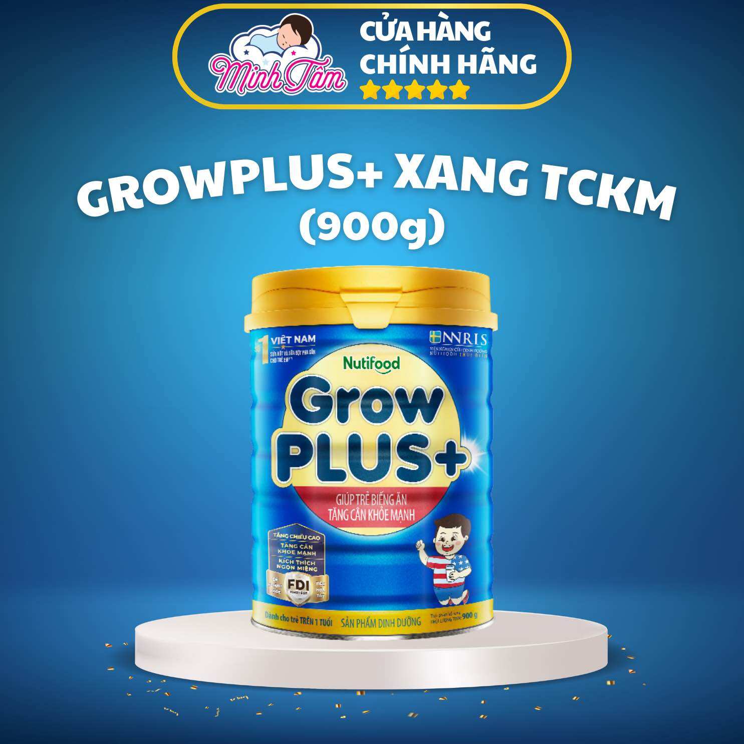 Sữa bột nutifood growplus+ xanh