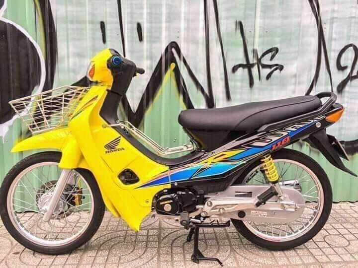 Dàn áo Wave 110 màu vàng đen