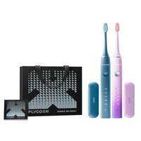 Flyco | Bộ Đôi Bàn Chải Điện Siêu Âm Lông Mềm