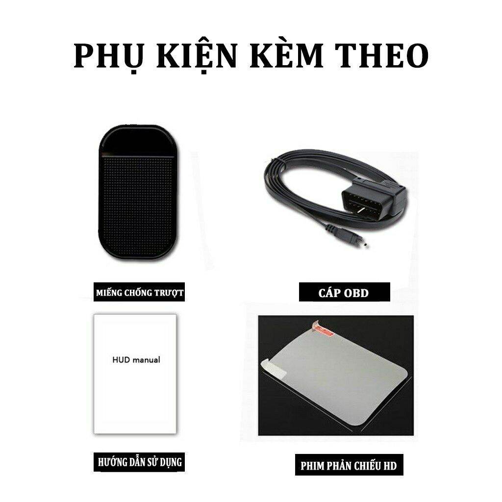 Hiển Thị Tốc Độ Lên Kính Lái HUD A200 Cực Sắc Nét