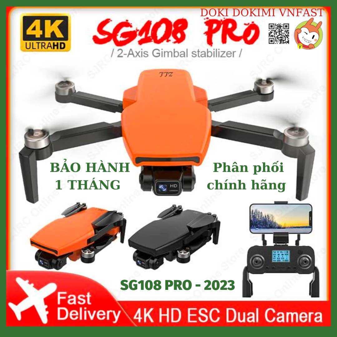 Flycam ZLL SG108 PRO 2023 - gimbal 2 trục 4K - Bh 1T