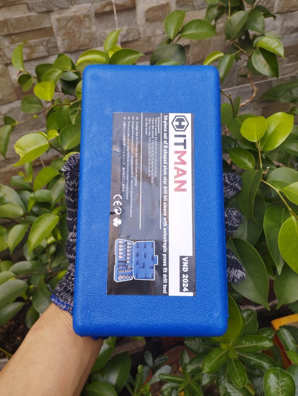 Bộ tuýp E và lục giác hoa thị 34 chi tiết 3/8