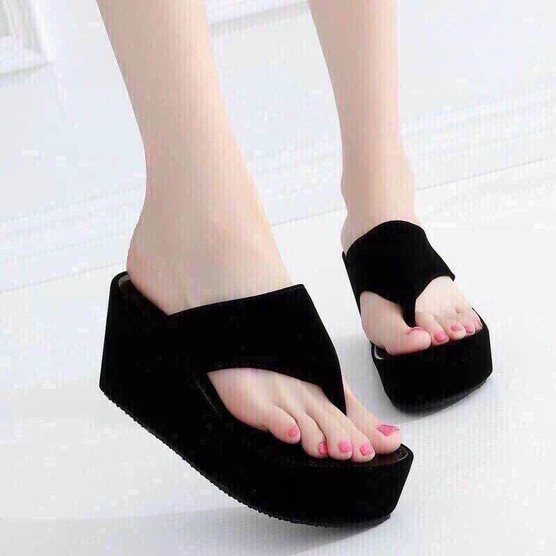 Dép kẹp nhung 7f