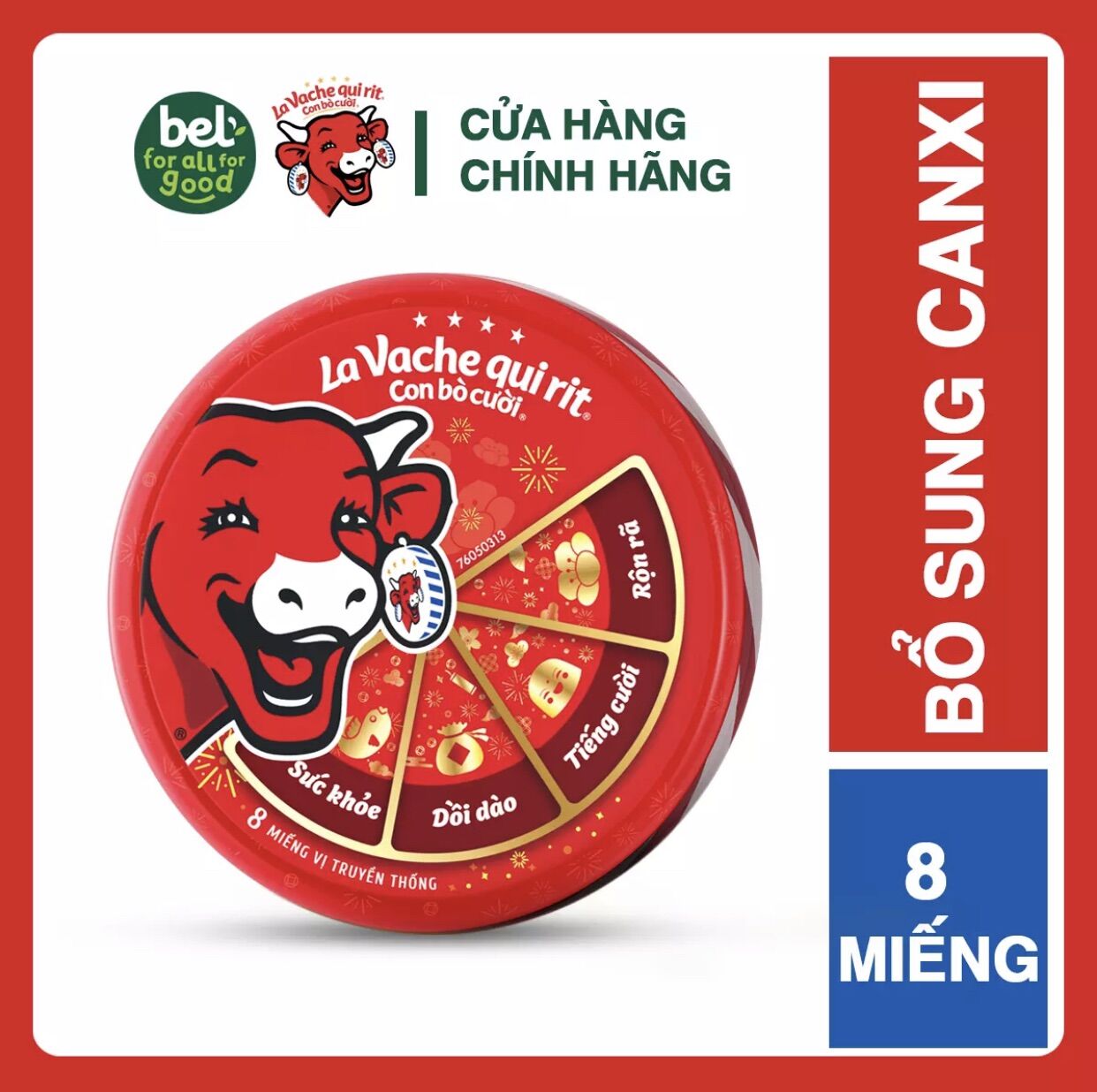 Phomai Con Bò Cười 8 miếng