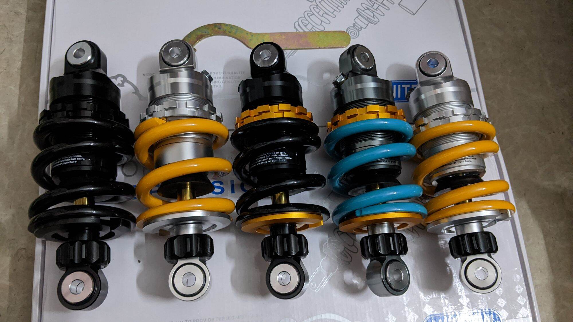 [HCM]phuộc ohlins RCB NITRON gắn ex150 ex135 không bình dầu
