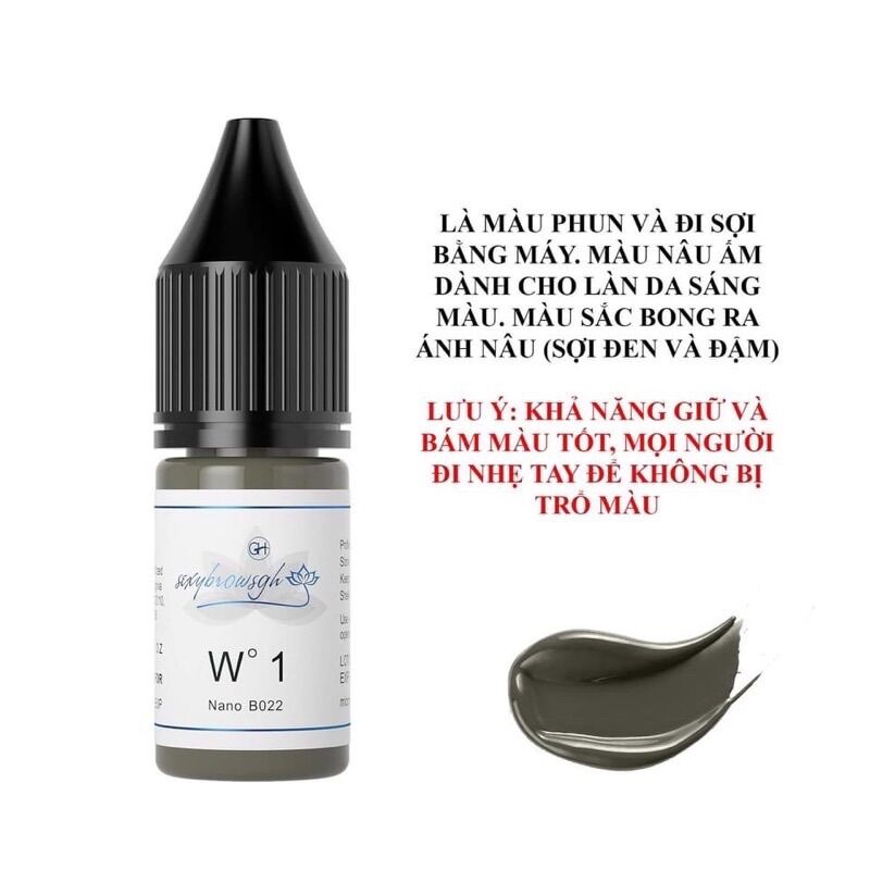 MỰC GH SEXYBROW PHUN XĂM ĐI SỢI