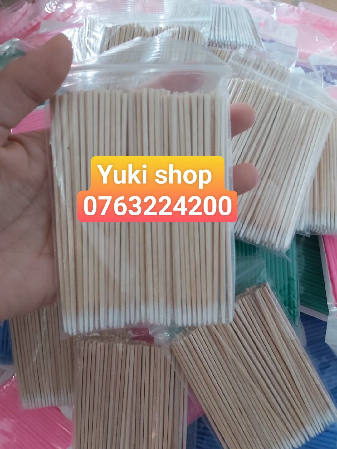 Tăm bông tre đầu nhọn 7cm - 10cm