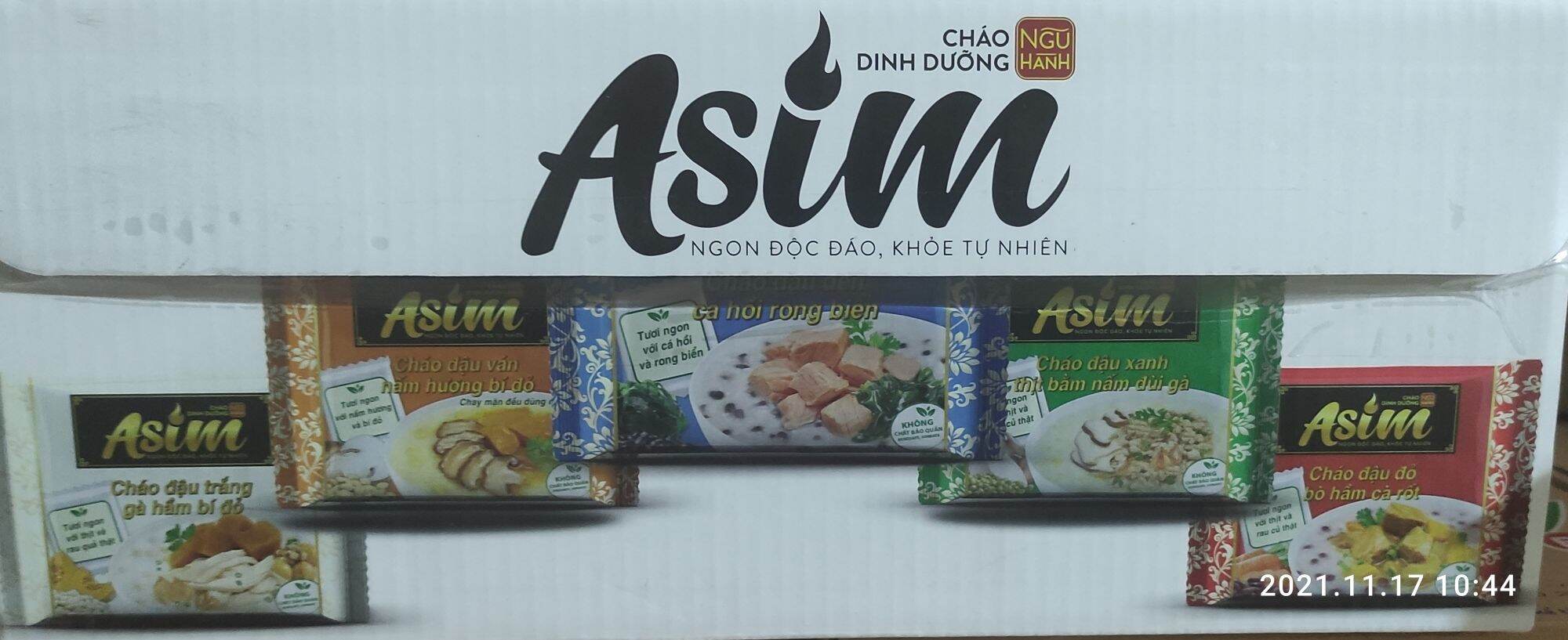 Cháo asim ngũ vị 72gr gấu đỏ