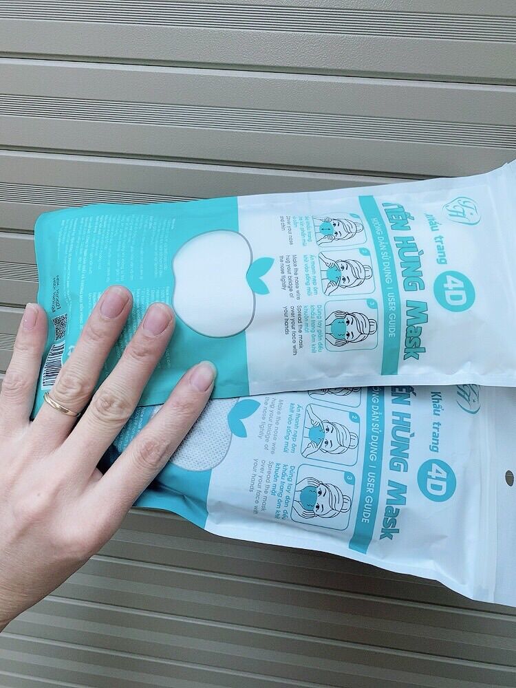 5 gói = 50c khẩu trang KF94 TH (Tiến Hùng)