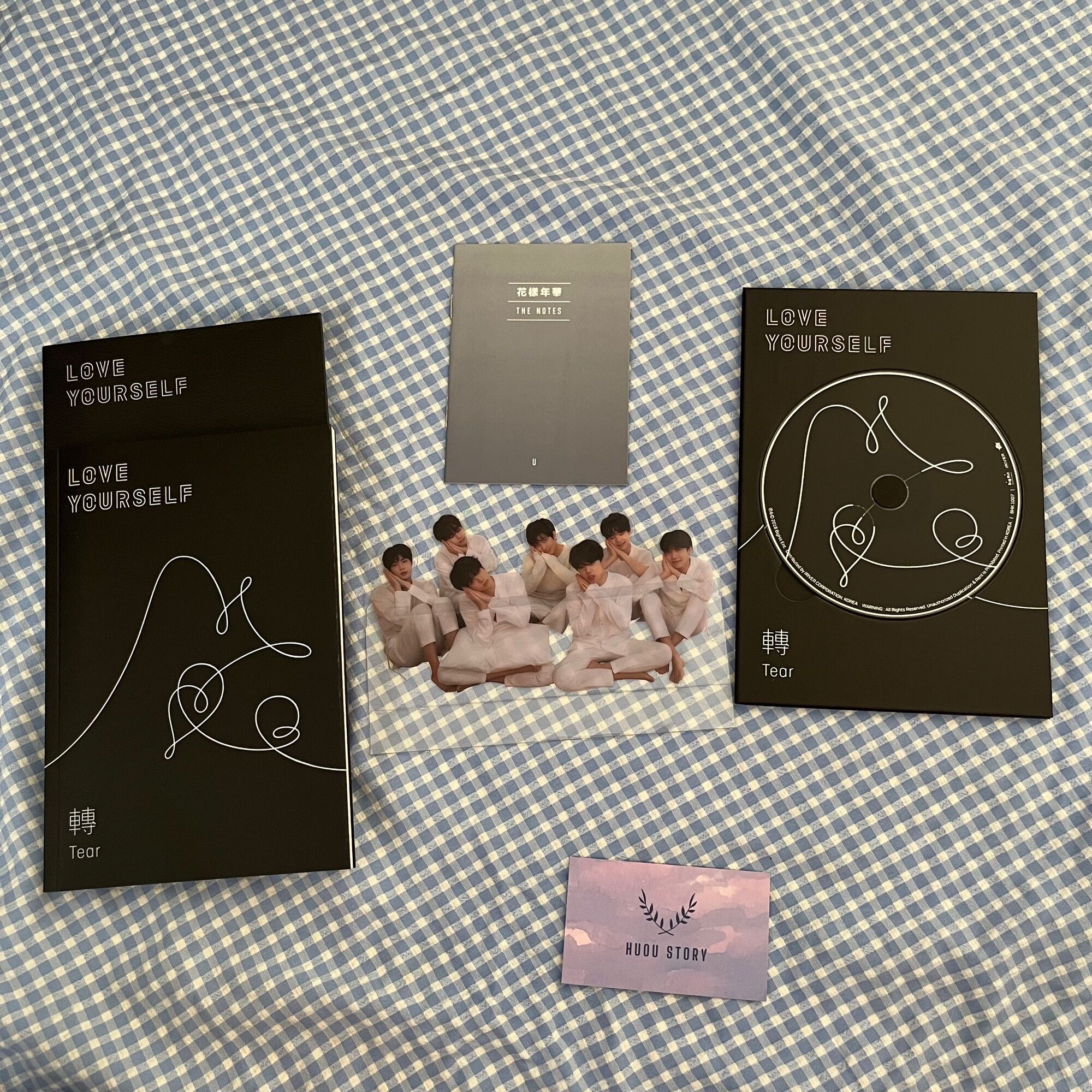 Album lys tear bts không card
