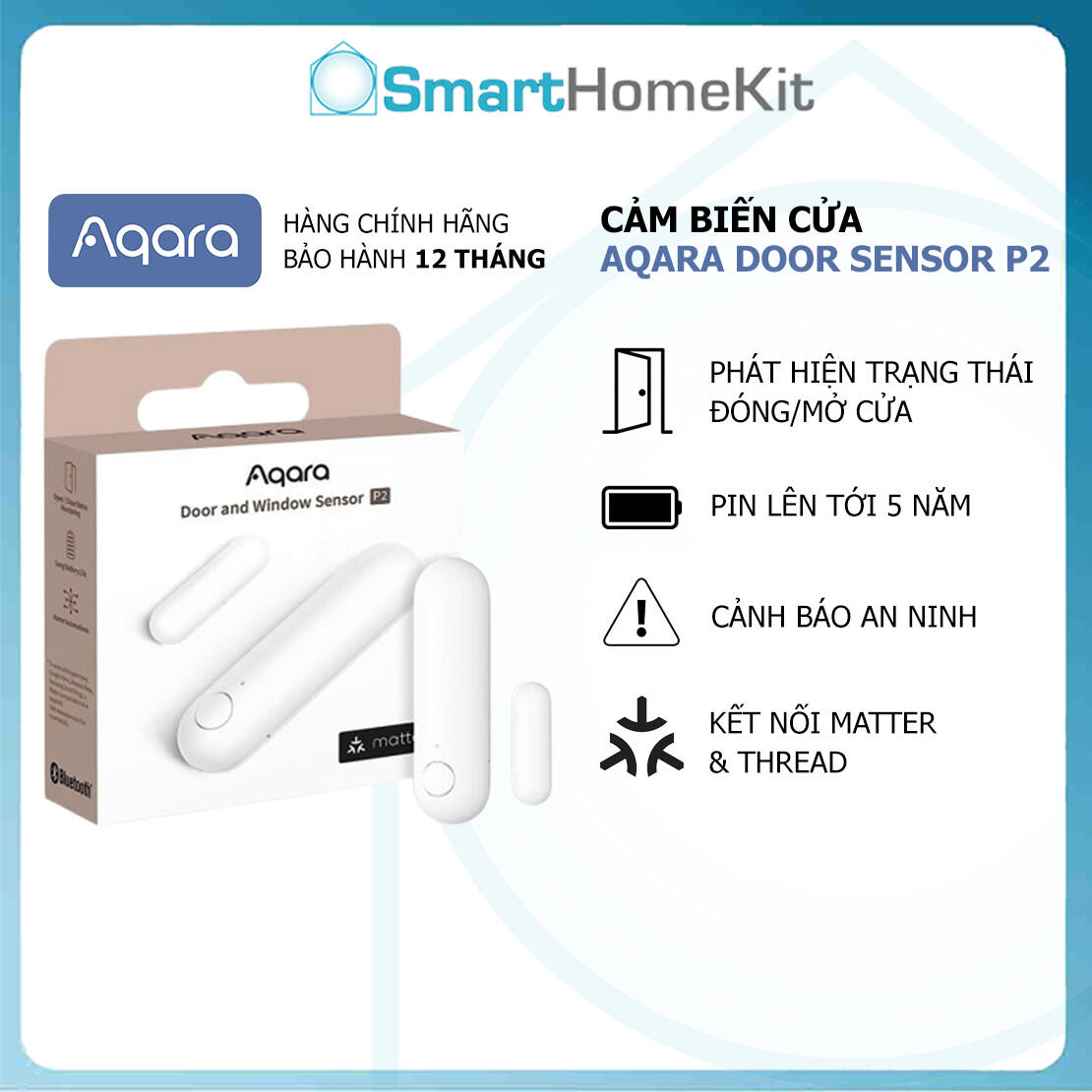 Aqara Door and Window Sensor P2, Matter Over Thread