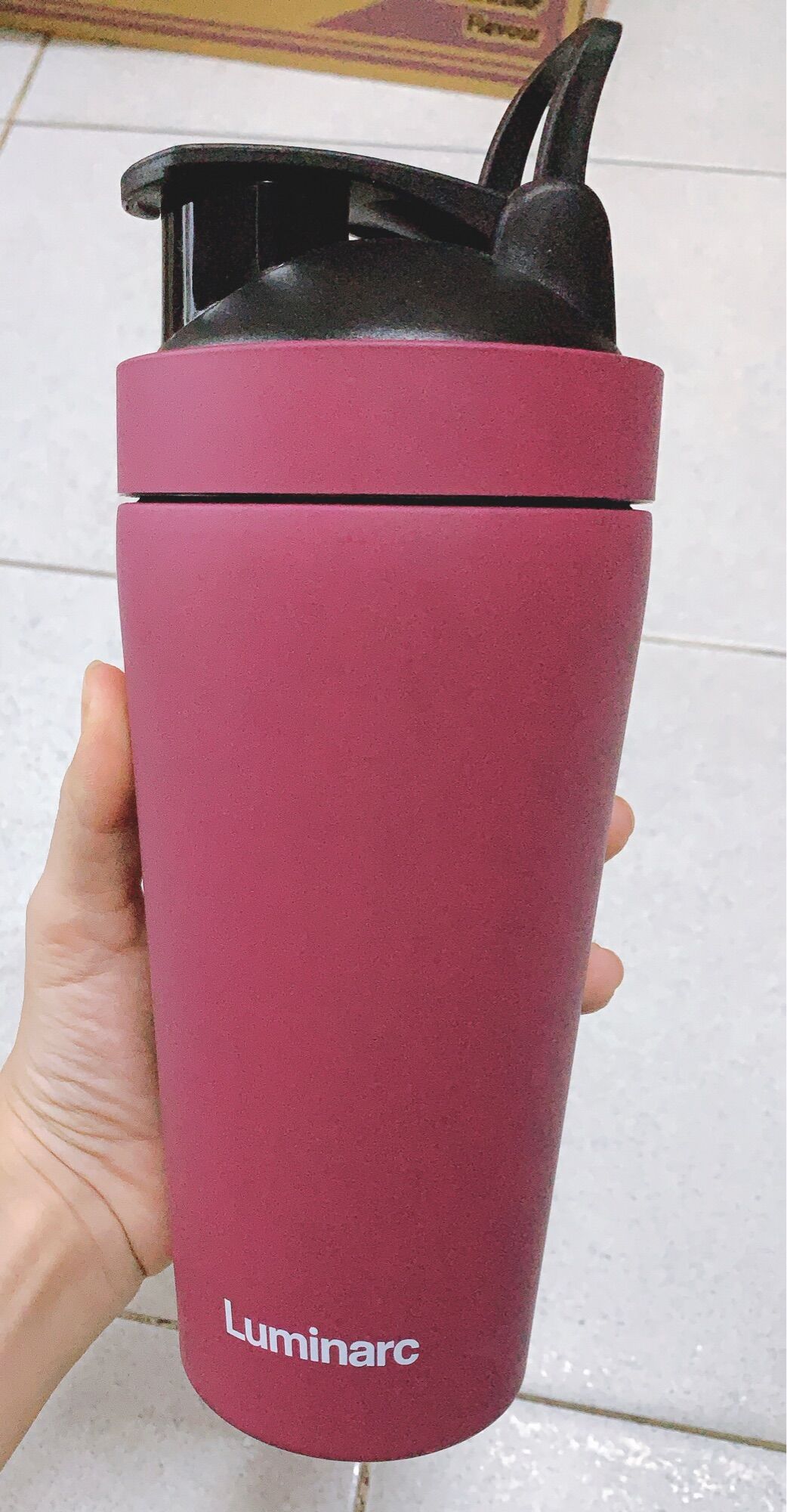 Bình (kèm Quả lắc)giữ nhiệt cao cấp Luminarc Glucerna (km)( Non BPA&PHTHALATE)