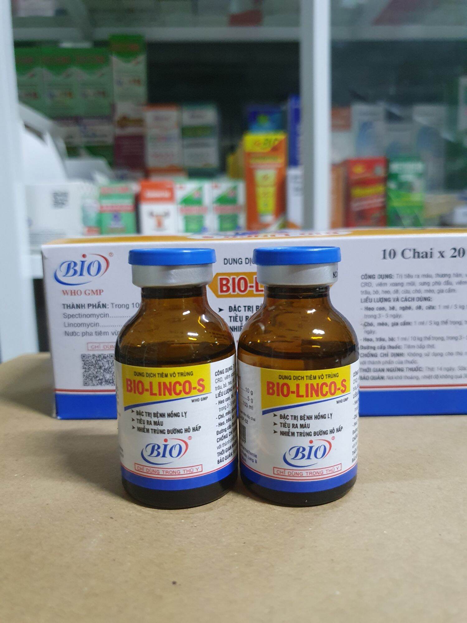 2 lọ Bio Linco S 20ml khò khè sổ mũi gà đá