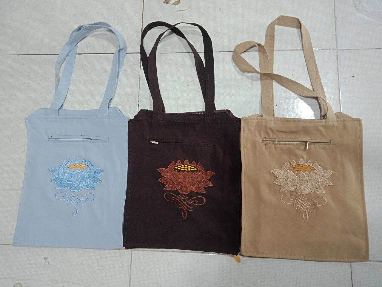 #phụ kiện đi chùa túi vải túi 2 quai