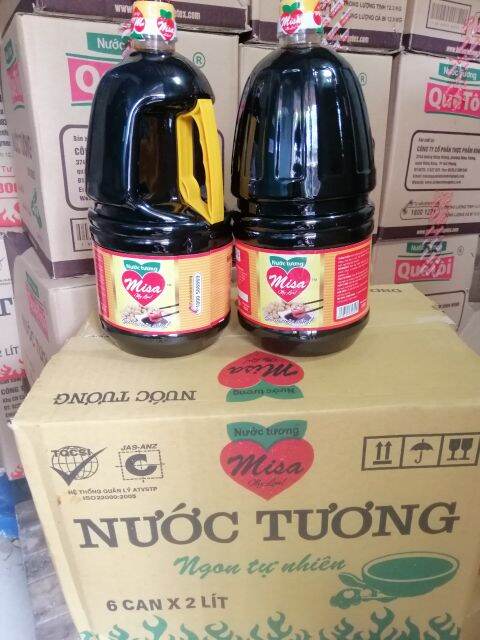 Nước Tương MISA NEW CAN 2 LÍT TEM MỚI QUÊ TÔI
