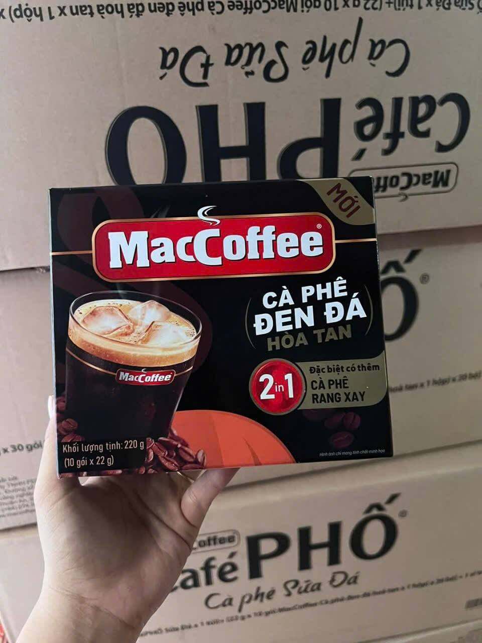 cà phê đen hoà tan Phố hộp 10 bịch