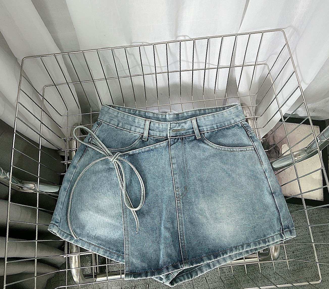[Bigsize 60-90kg] Áo lưới phối yếm bigsize