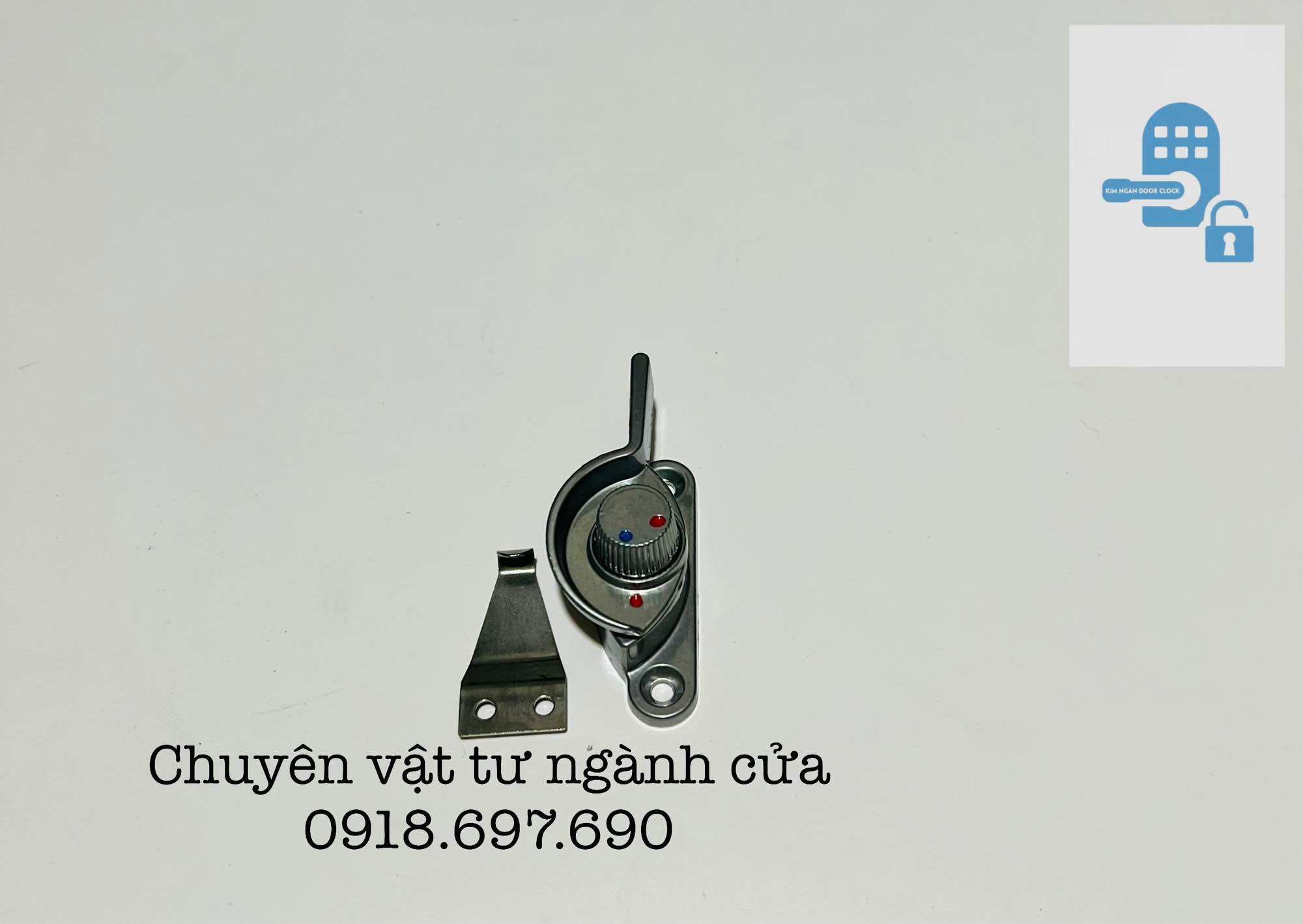 Khoá sò vặn xanh đỏ cửa sổ lùa nhôm - chốt xanh đỏ cửa sổ lùa
