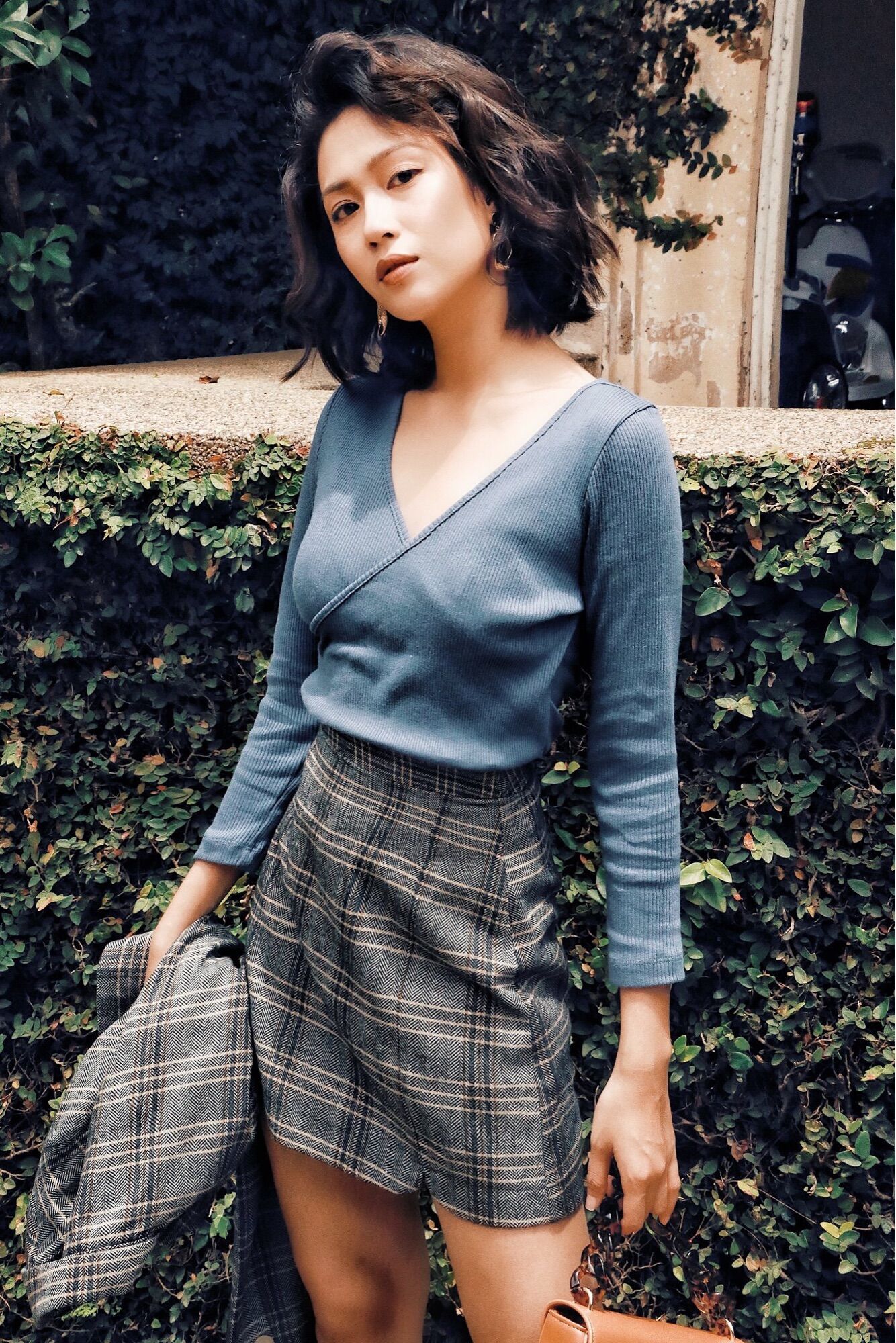 Ceci cela - áo cổ đắp wrap