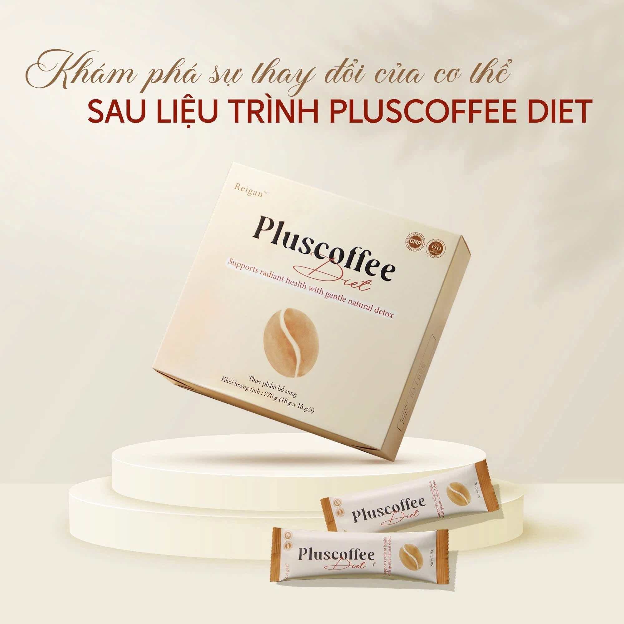 Cà Phê Pluscoffee mẫu mới 15 gói