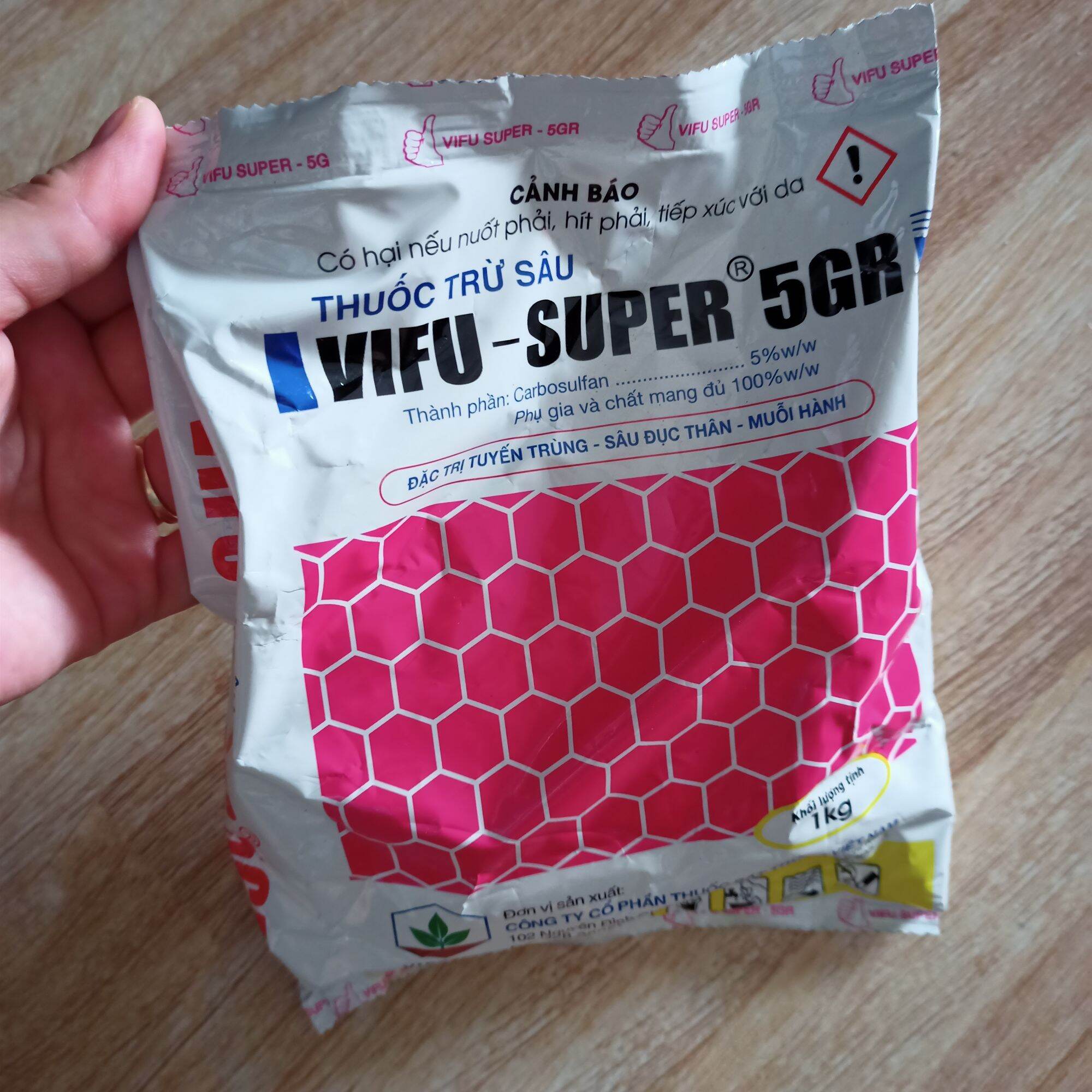 Gói 50g bột tím vifu super 5gr chuyên dùng trừ kiến rệp nhện cho cây kiểng lá lan sen đá xương rồng