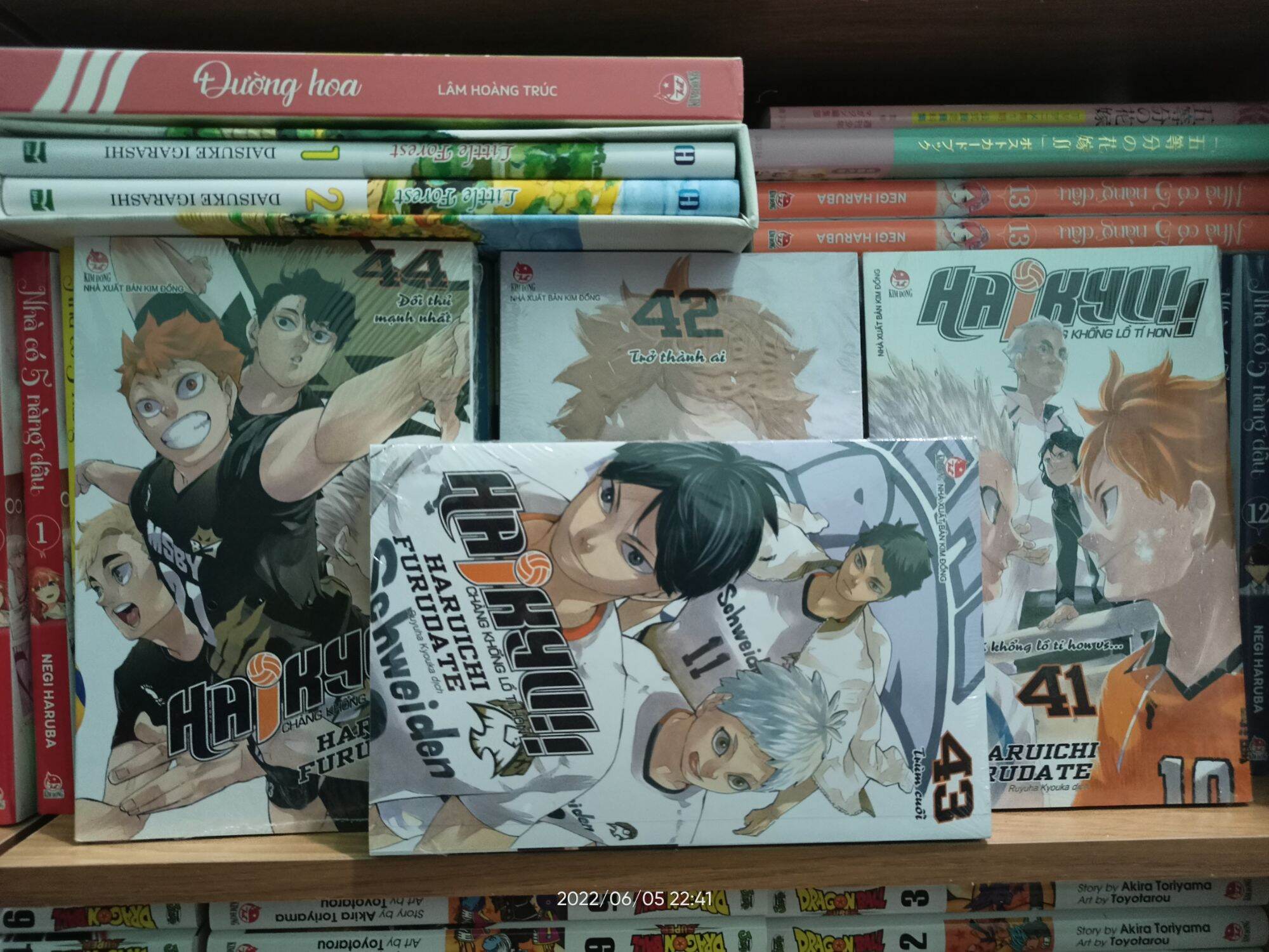 Tập haikyu 41 42 43 44 nguyên seal