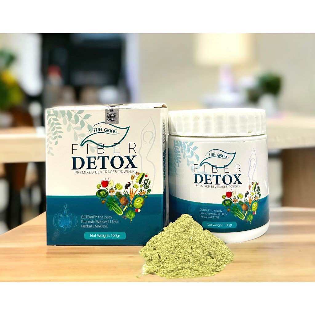 Bột Giảm Cân Fiber Detox hộp 10 gói - Giang Health