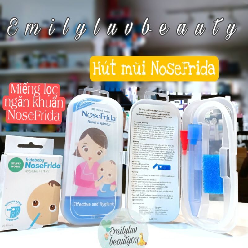Bộ Hút mũi nose Frida [MẪU MỚI]