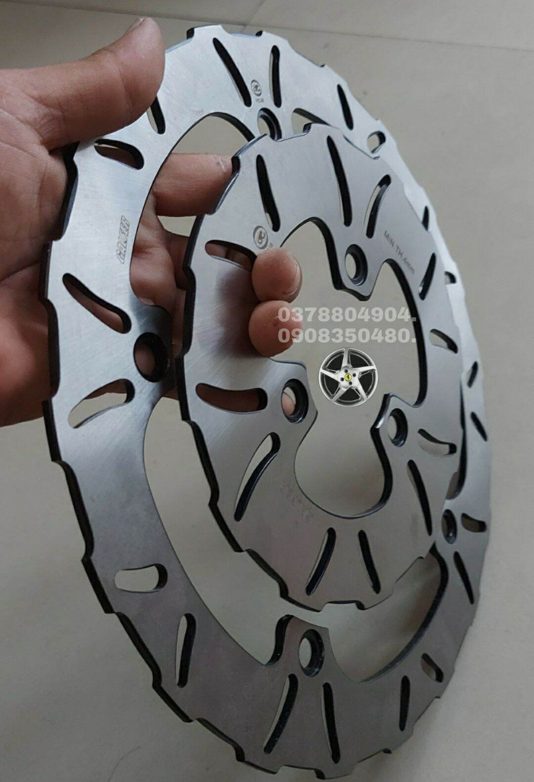 đĩa trước sau dành cho xe RAIDER SATRIA( mẫu ngẫu nhiên nhiên, )