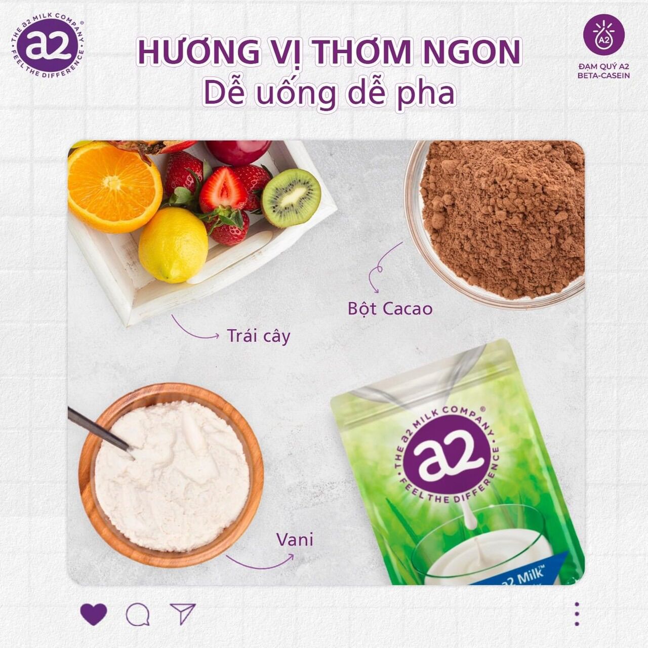 Sữa Bột A2 Túi - Bay Air