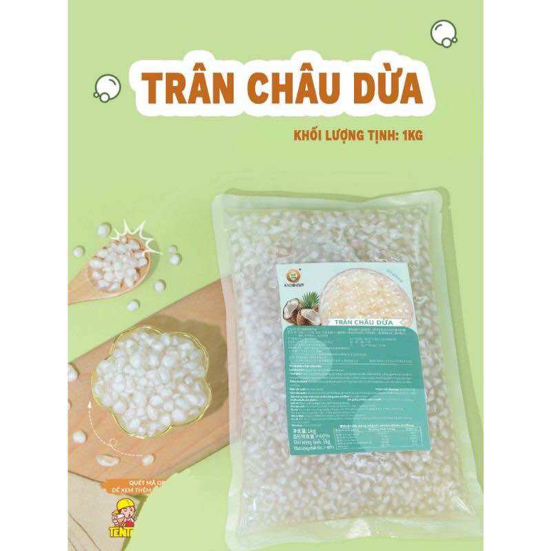 Trân châu dừa không cần nấu - gói 1kg