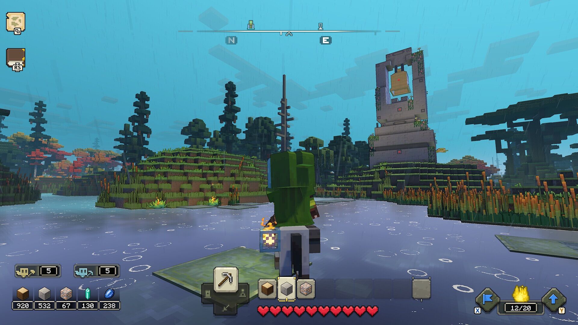 Đĩa chơi game PS4/ PS5: Minecraft Legends Deluxe Edition